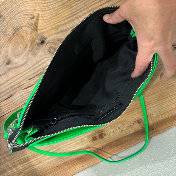 Rebecca Minkoff Edie Maxi Crossbody Neon Green Bag. - Picture 4 of 9